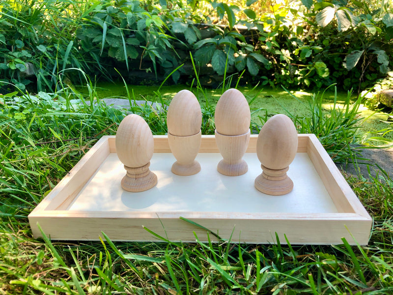 Sensory Play Eggs and cups Tray Set