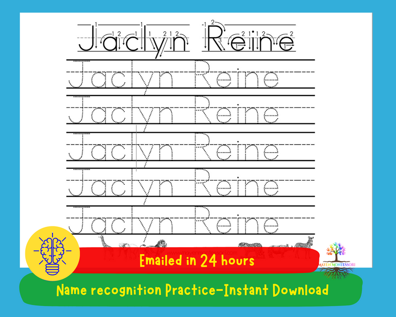 Children Name Practice 2